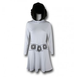 Vestido Star Wars Batalha Traje Princesa Leia Godê