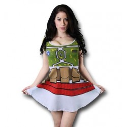 Vestido Star Wars Batalha Boba Fett Godê