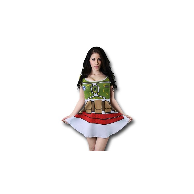 Vestido Star Wars Batalha Boba Fett Godê