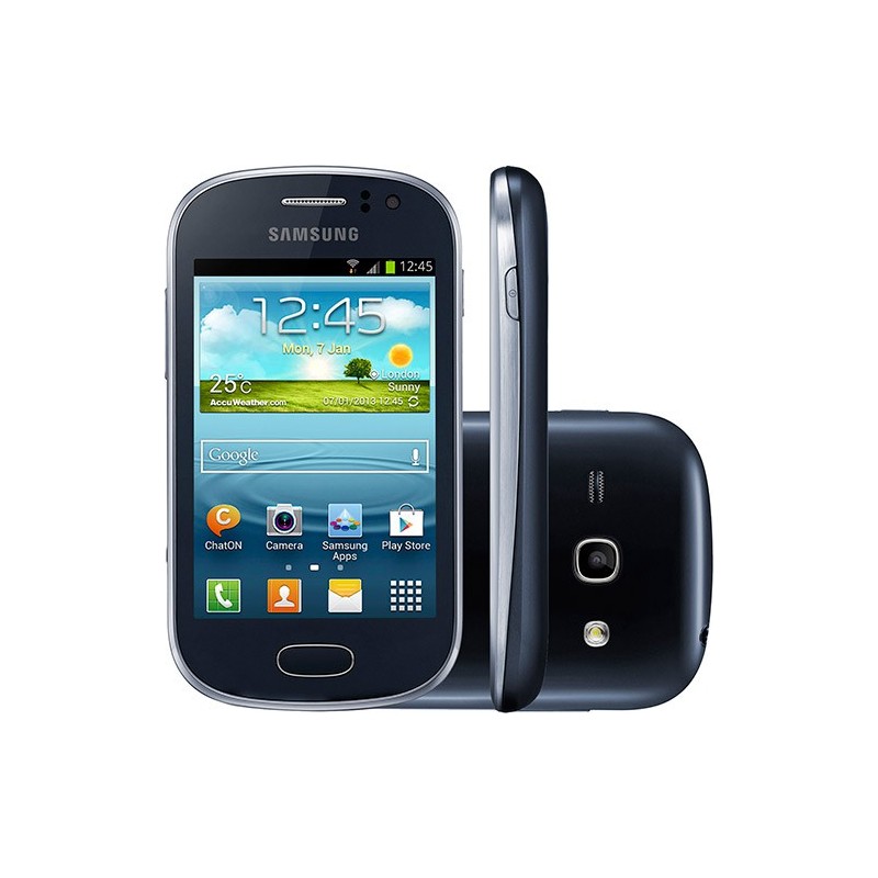 Smartphone Celular Samsung Galaxy Fame Grafite Android 4.1 3G Wi-Fi Câmera 5MP Memória Interna 4GB GPS