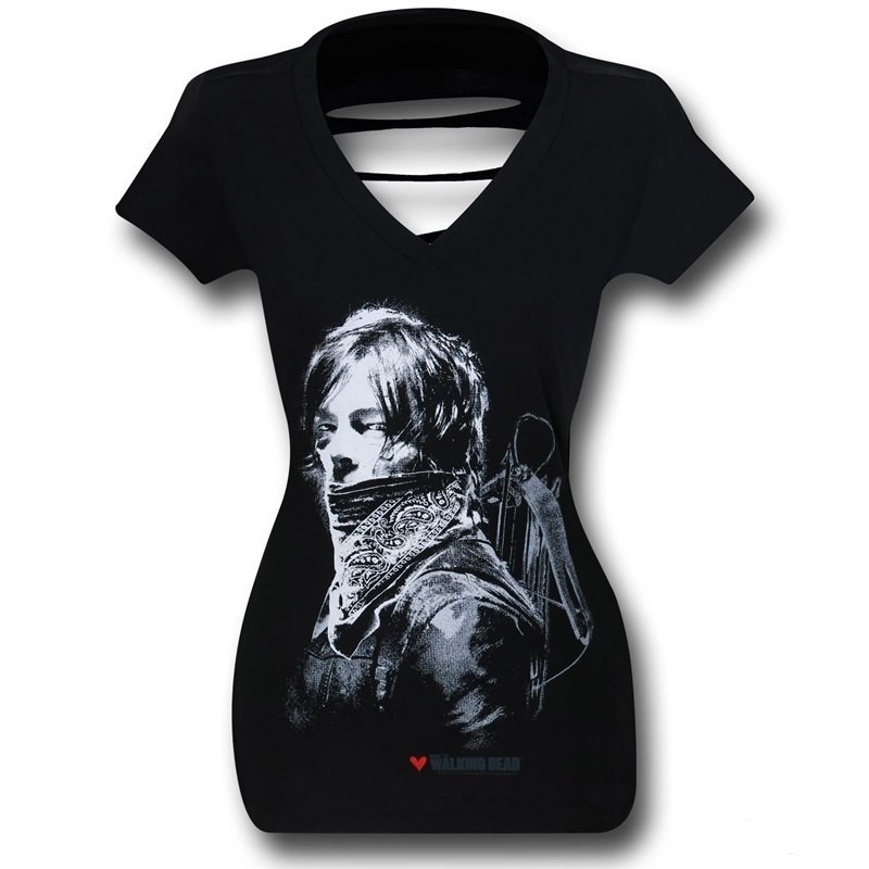 Blusa Feminina Série The Walking Dead Zumbi Preta