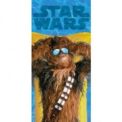 Toalha de Praia Star Wars Chewbacca na Piscina