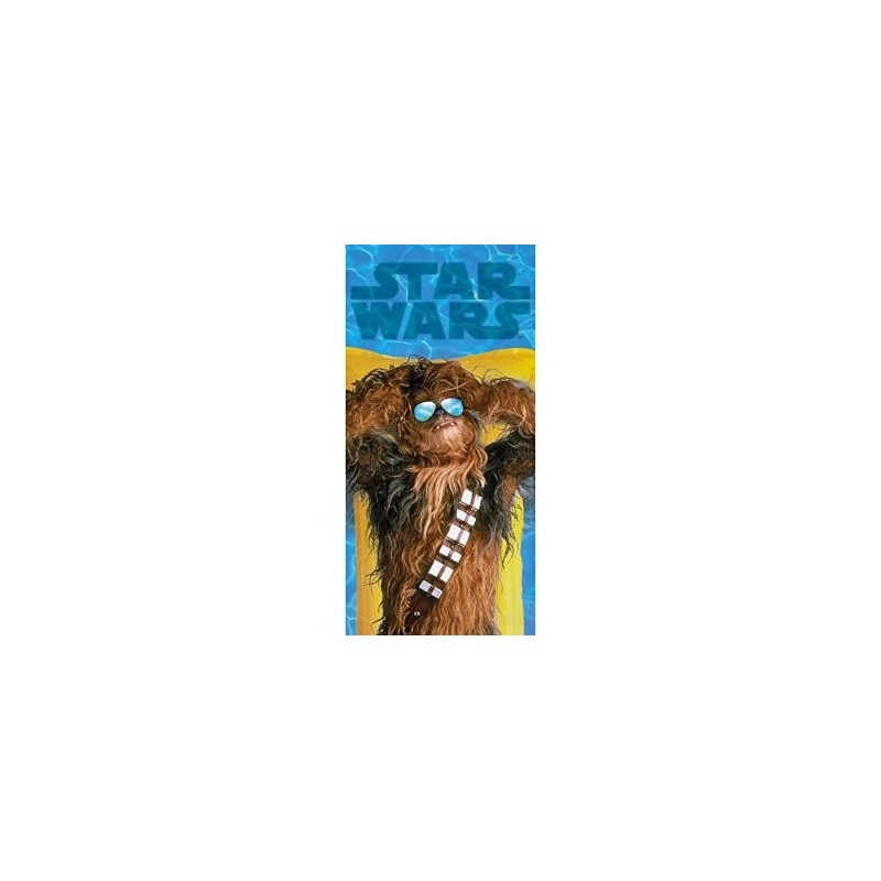 Toalha de Praia Star Wars Chewbacca na Piscina