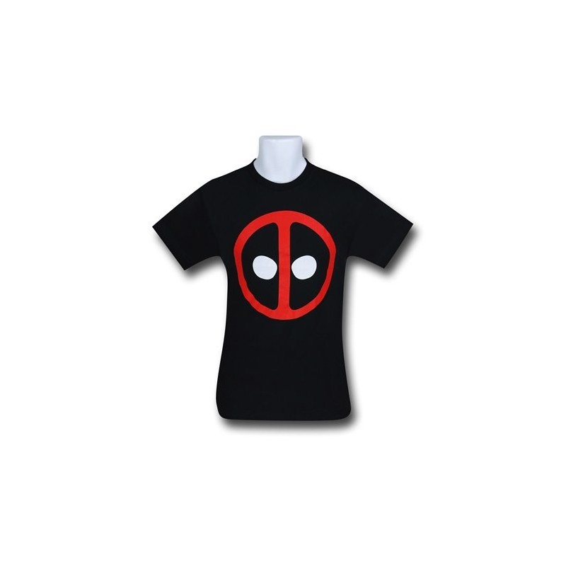 Camiseta Masculina Deadpool Geek Símbolo Preta