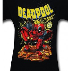 Camiseta Masculina Adulto Deadpool Preta