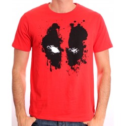 Camiseta Masculina Adulto Deadpool Marvel Vermelha