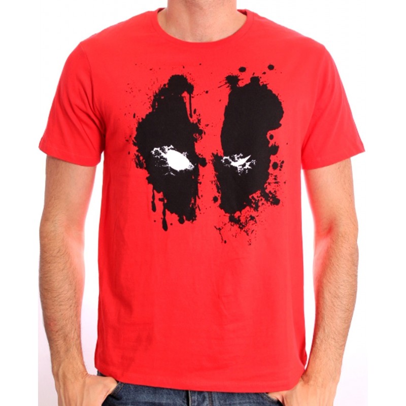 Camiseta Masculina Adulto Deadpool Marvel Vermelha