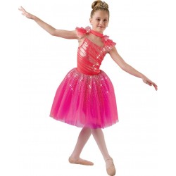Fantasia Infantil Bailarina Meninas Pink Ballet Halloween Carnaval