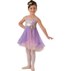 Fantasia Infantil Bailarina Roxo Lilás Dança Ballet Halloween Carnaval