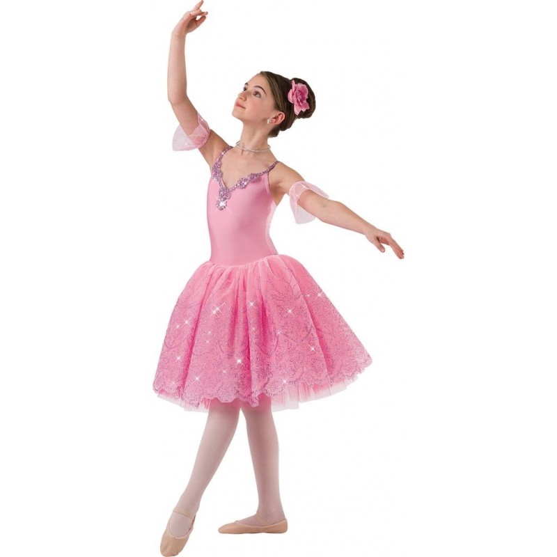 Fantasia Infantil Bailarina Princesa Aurora Halloween Carnaval