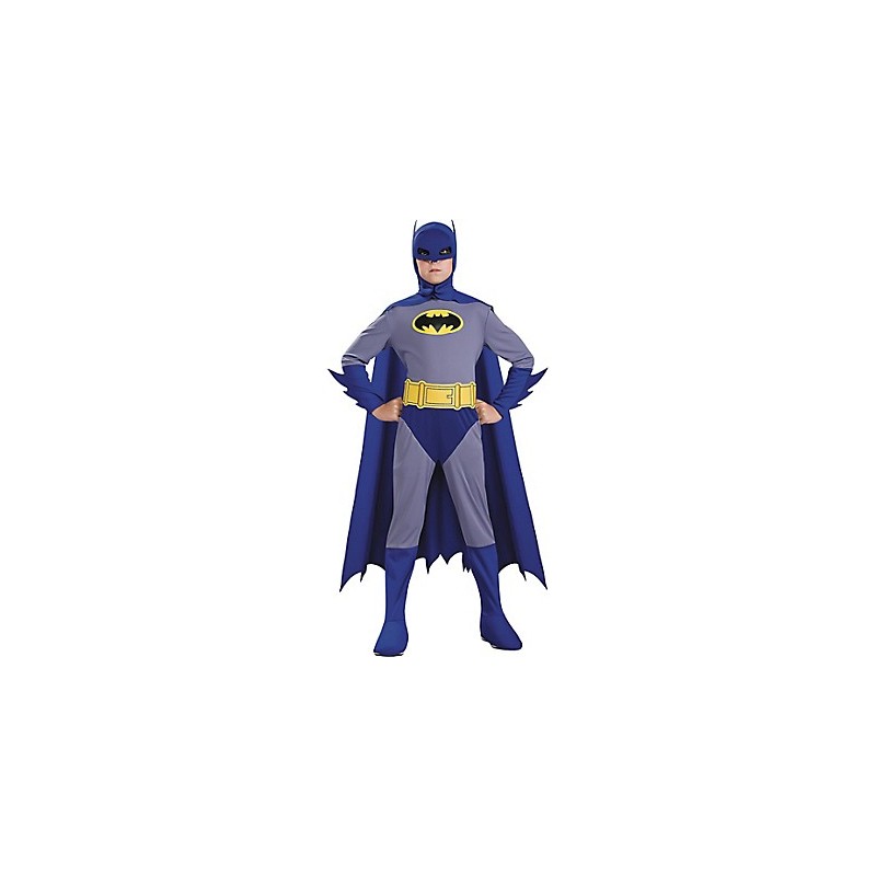 Fantasia Infantil Batman Azul Meninos Carnaval Halloween