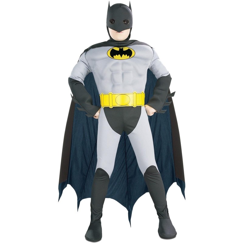Fantasia Infantil Batman com Músculos Clássico Meninos Carnaval Halloween Fantasia Infantil Batman com Músculos Clássico Meninos Carnaval Halloween
