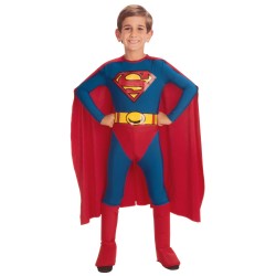 Fantasia Infantil Superman Clássica Meninos Halloween Carnaval