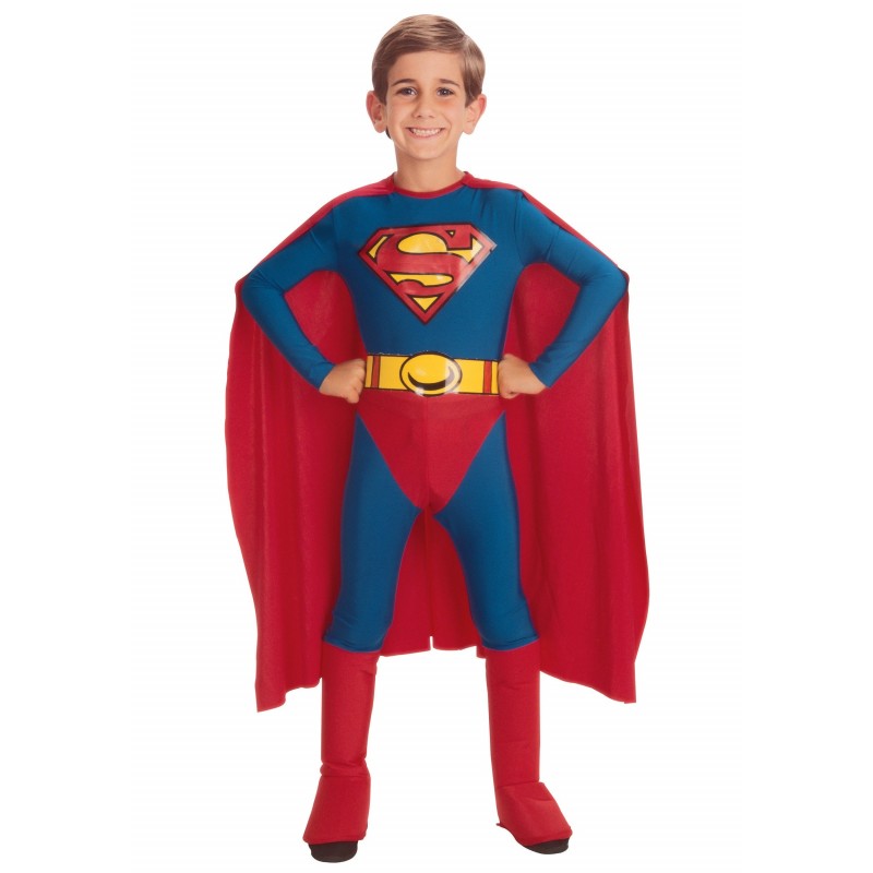 Fantasia Infantil Superman Clássica Meninos Halloween Carnaval