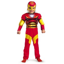 Fantasia Infantil Homem de Ferro Meninos Halloween Carnaval