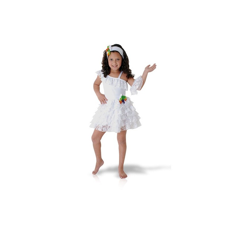 Fantasia Infantil Baianinha Meninas Halloween Carnaval