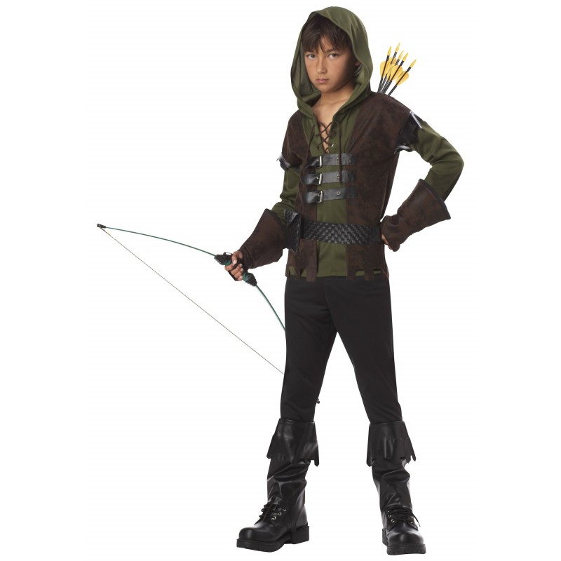 Fantasia Infantil Arqueiro Verde Arrow Meninos Carnaval Halloween