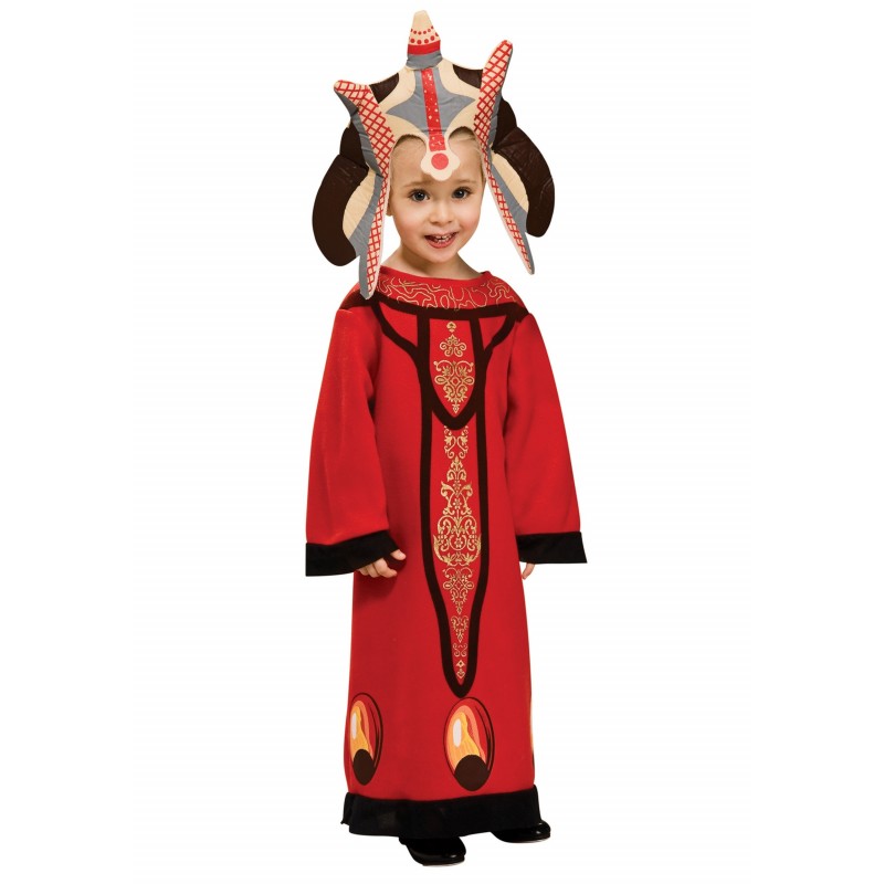 Fantasia Infantil Rainha Amidala Star Wars Halloween Carnaval