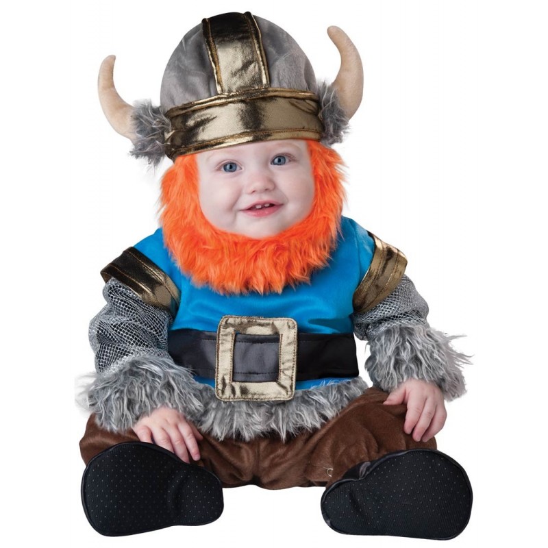 Fantasia Infantil Viking para Bebês Halloween Carnaval