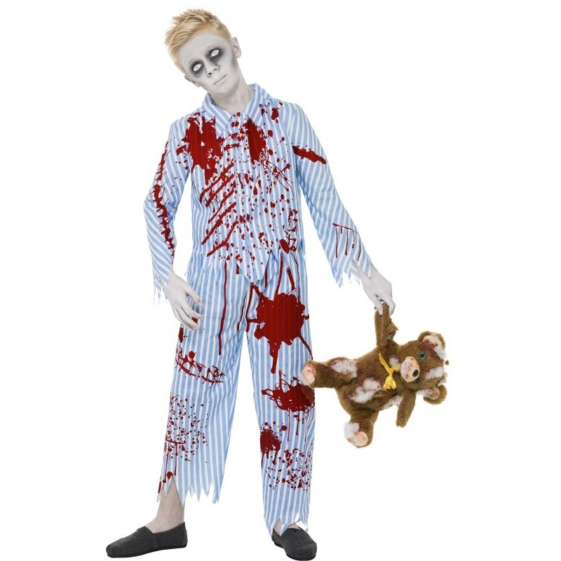 Fantasia de Zumbi Infantil Curta de Halloween