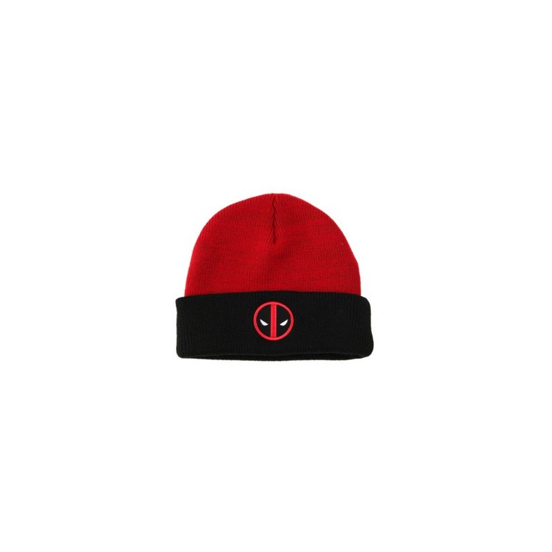 Touca Gorro Deadpool Marvel Vermelha e Preta