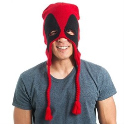 Gorro Touca Deadpool Marvel Vermelha e Preta