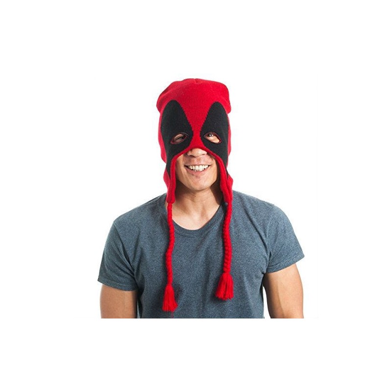 Gorro Touca Deadpool Marvel Vermelha e Preta