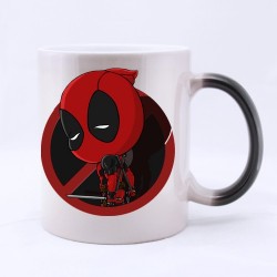 Caneca de Porcelana Deadpool Marvel Branca