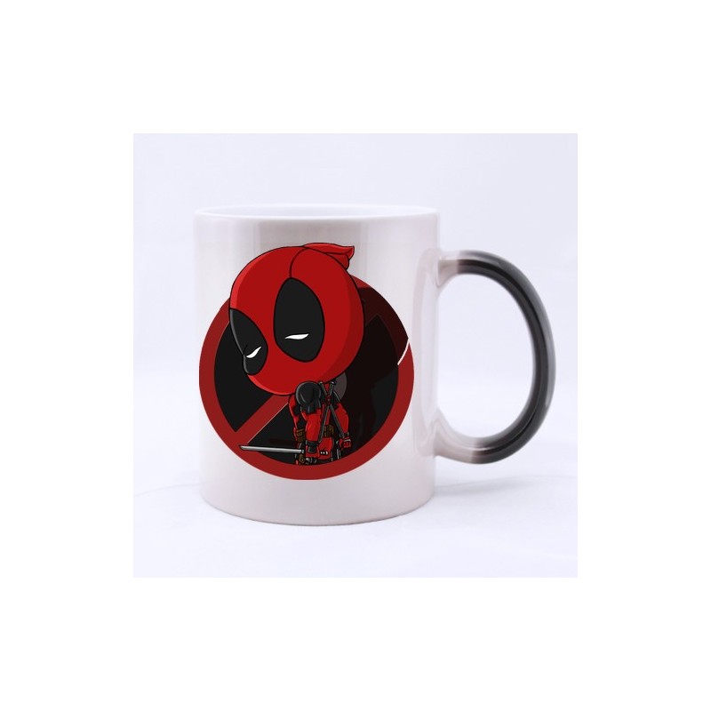 Caneca de Porcelana Deadpool Marvel Branca