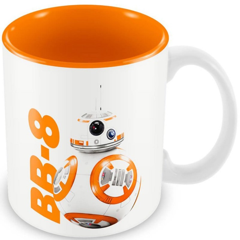 Caneca de Café Porcelana BB-8 Star Wars O Despertar da Força Branca