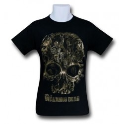 Camiseta Masculina The Walking Dead Caveira Zumbis Walkers