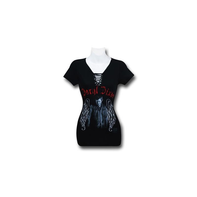 Camiseta Feminina Daryl Dixon da Série The Walking Dead