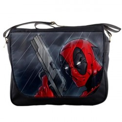 Bolsa Carteiro Deadpool Marvel Preta