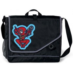 Bolsa Carteiro Deadpool Marvel Preta Infantil