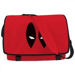 Bolsa Escolar Carteiro Deadpool Marvel Vermelha