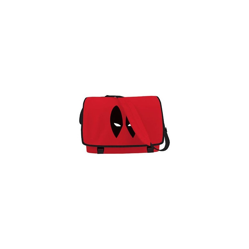 Bolsa Escolar Carteiro Deadpool Marvel Vermelha