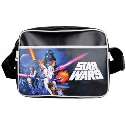 Bolsa Carteiro Star Wars Couro Estampada