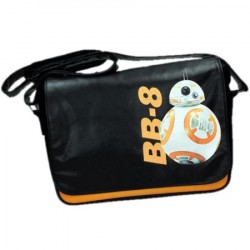 Bolsa Carteiro Star Wars Couro BB-8 Estampada