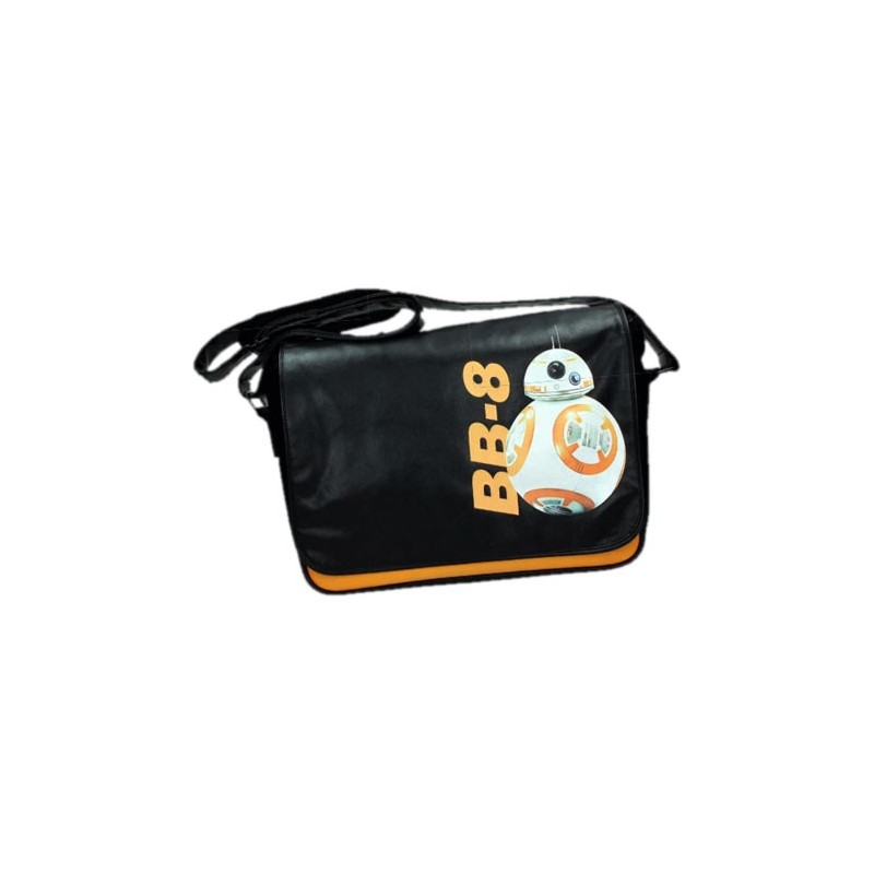 Bolsa Carteiro Star Wars Couro BB-8 Estampada