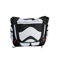 Bolsa Carteiro Star Wars Couro Stormtrooper Estampada