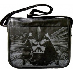 Bolsa Carteiro Star Wars Couro Darth Vader Estampada