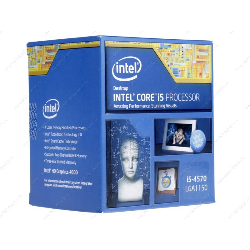 Processador Intel Core i5-4570 LGA 3.2GHz 1150 BXC80646I54570