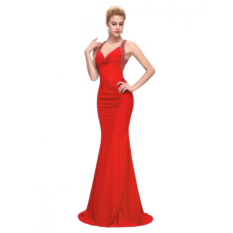 Vestido de baile de formatura best sale vermelho