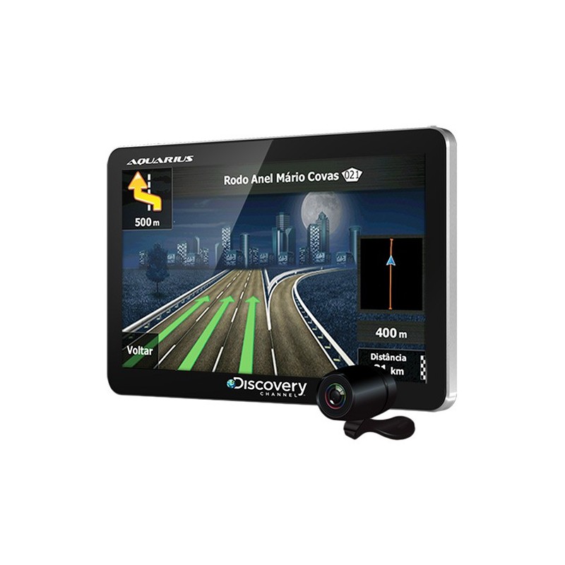 GPS MTC3842 Discovery Channel Slim Tela 4.3" Câmera de Ré Mp3 e Mp4