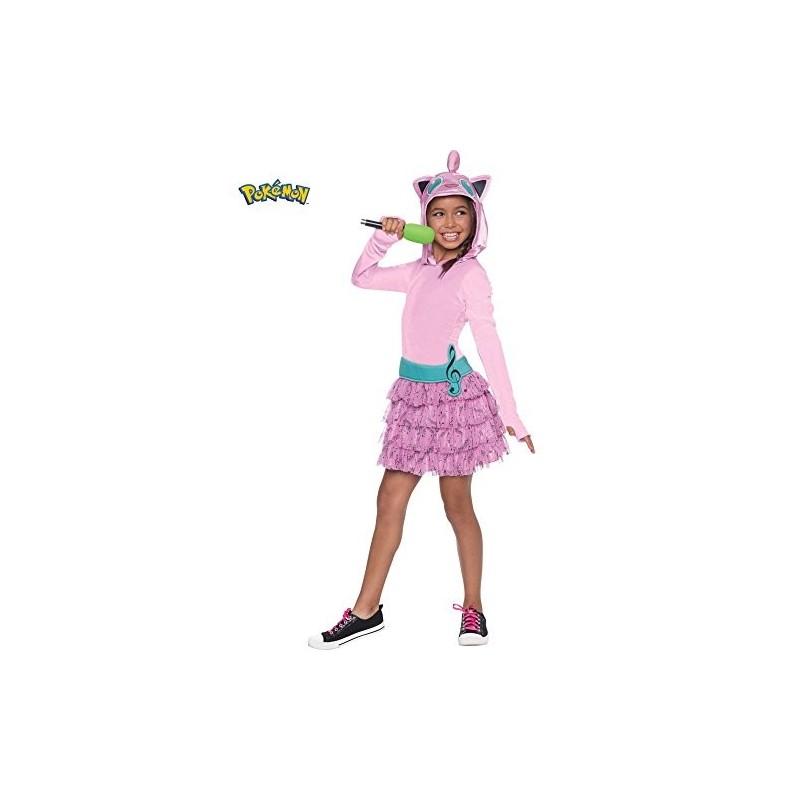 Fantasia Infantil Pokemon Go Wigglytuff Meninas Vestido