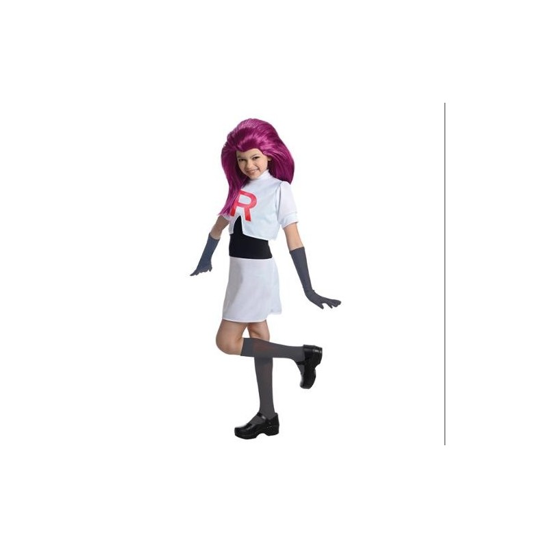 Fantasia Infantil Pokemon Equipe Rocket Jessie Meninas