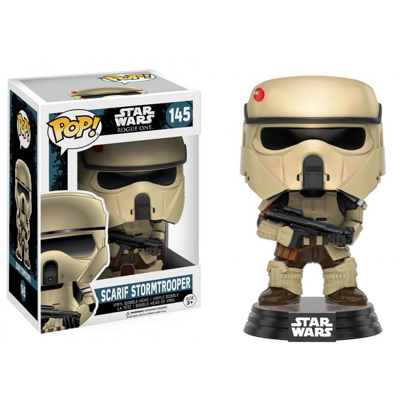 Figura de Ação Boneco Pop Scarfit Stormtrooper Rogue One Star Wars Importado