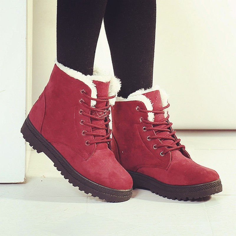 botas femininas cano curto vermelha