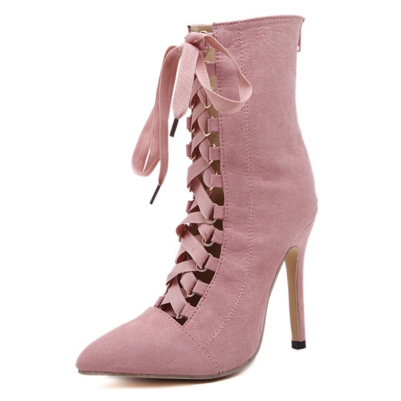 botas femininas rosa