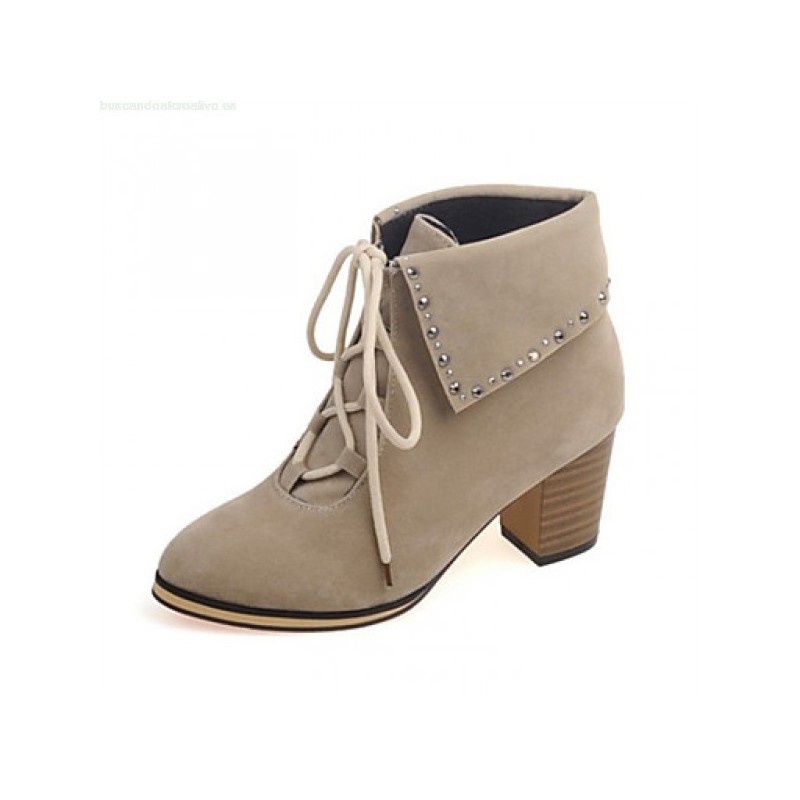 Bota Couro Ankle Boot Marrom Nude Feminina Importada